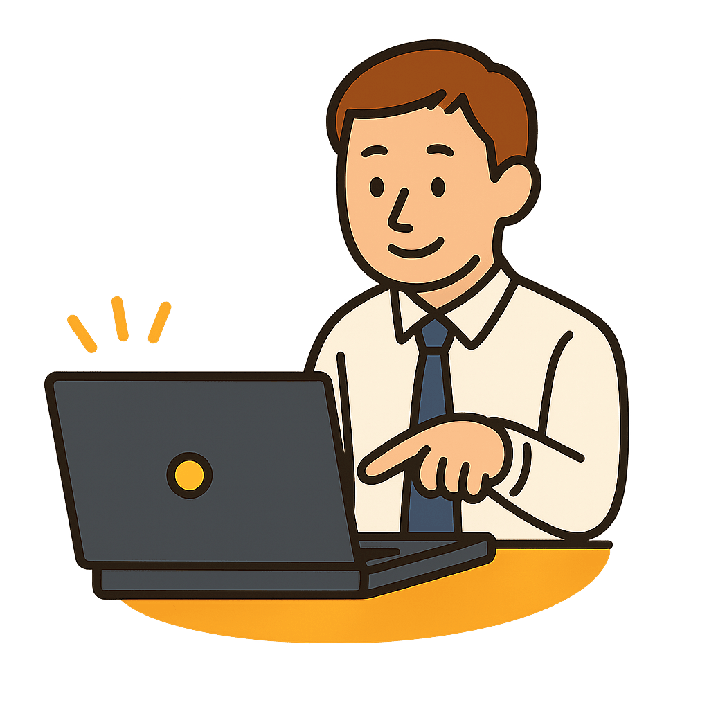 簡単操作のデモ画面