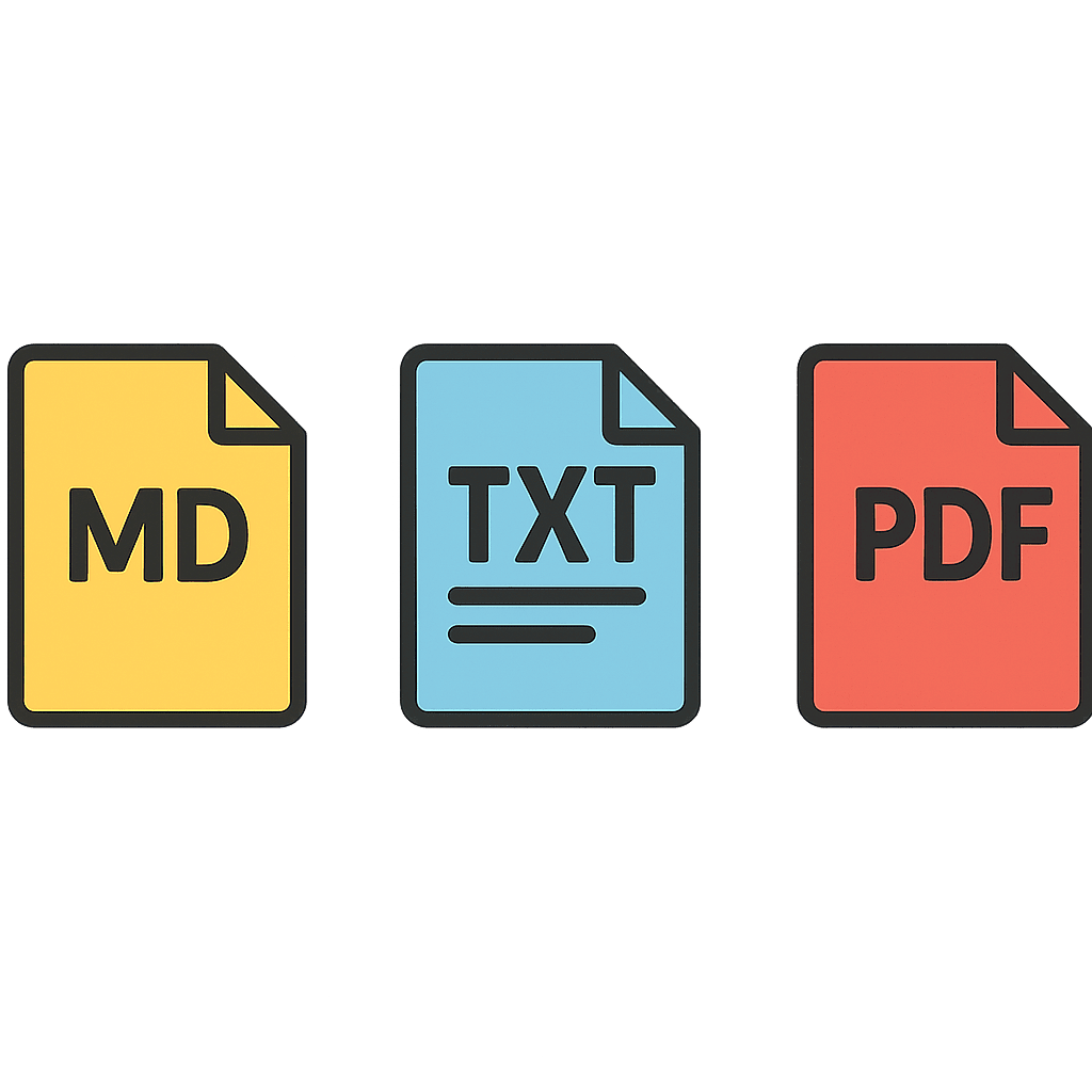 多様なファイル形式アイコン